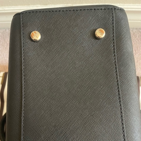 Henri Bendel west 57th small turnlock black satchel bag - Picture 9 of 13